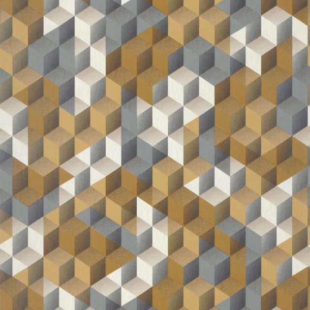 Tapeta Casadeco Perception 86482422 Tetrimino - tapeta sześciany