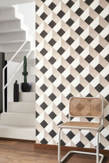 Tapeta Casadeco Perception 86517217 Losange - tapeta diament