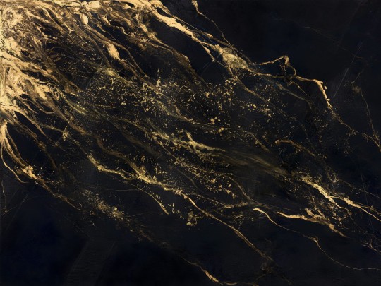 Wall Art Glory - mural czarny imitujący marmur