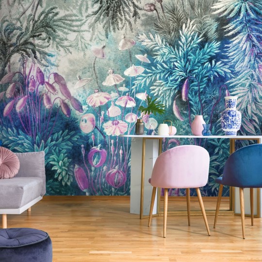 Wall Art Originals Fairytale Blue - mural z motywem lasu