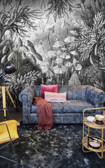 Wall Art Originals Fairytale B&W - mural las