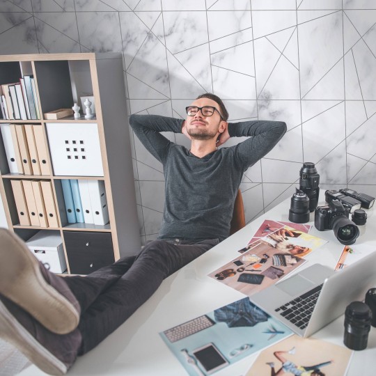 Wall Art Originals Marble Veins Grey - mural trójkąty