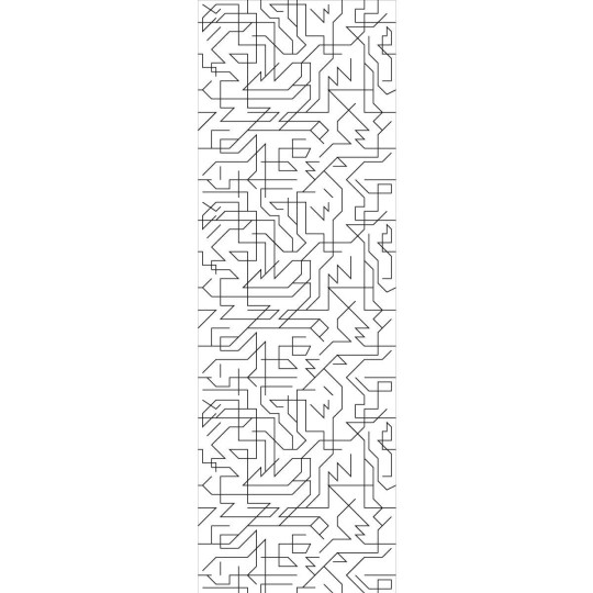 Wall Art Originals Vision Black - mural geometryczny