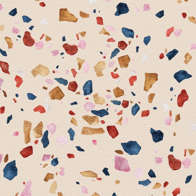Wall Art Originals Terrazzo Pink - mural lastryko