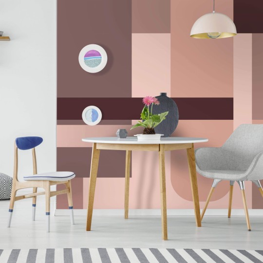 Tapeta Wall Art Modern Havana Earth - tapeta geometryczna