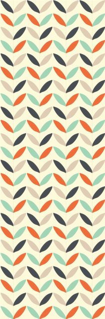 Wall Art Originals Botany 60’s vibe - mural listki
