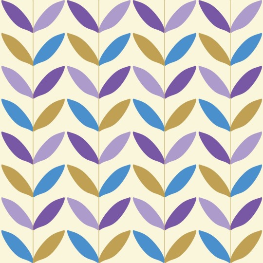 Wall Art Originals Botany Shy Plum - mural listki