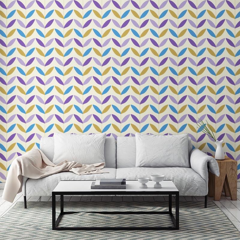 Wall Art Originals Botany Shy Plum - mural listki