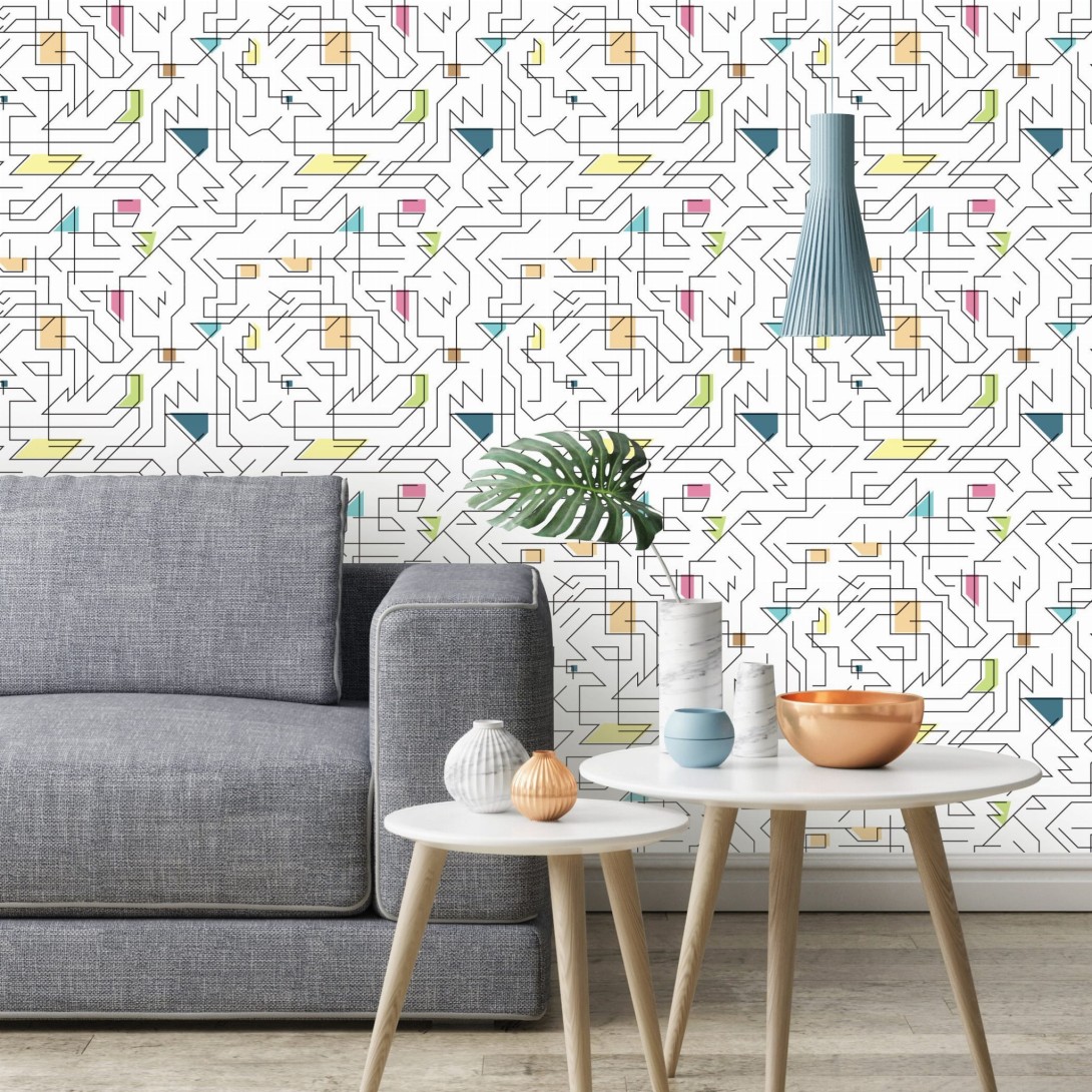 Wall Art Originals Vision Abstract - mural geometryczny
