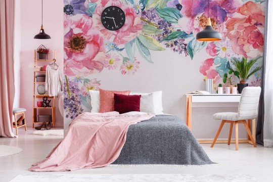 Wall Art Originals Nettare Vivid - mural anemony