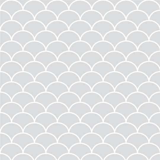Tapeta Wall Art Classic Fishscale szary - tapeta geometryczna
