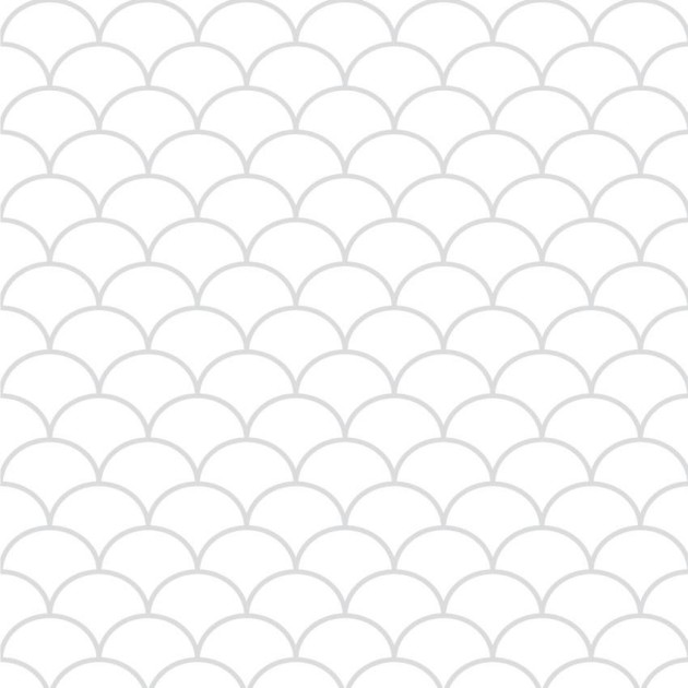 Wall Art Originals Fishscale szara fuga - mural geometryczny