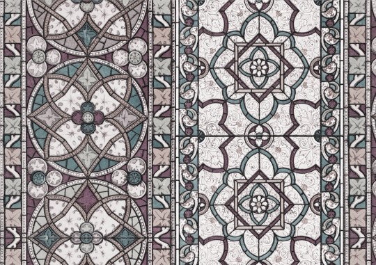 Tapeta Wall Art Classic Vitrail - tapeta zdobienia
