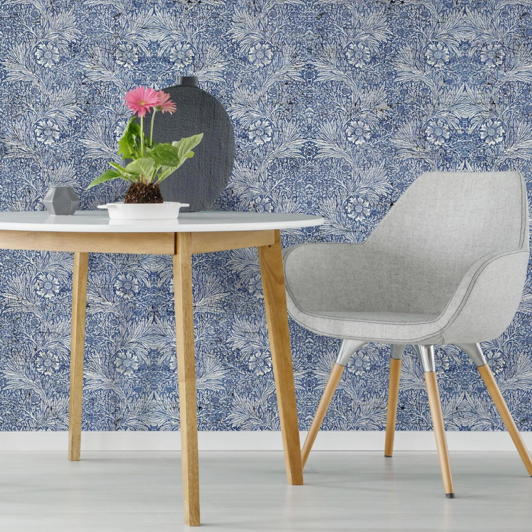 Tapeta Wall Art Classic Marigold Distressed - tapeta kwiaty