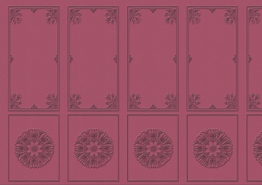 Tapeta Wall Art Classic Refined Rose - tapeta sztukateria