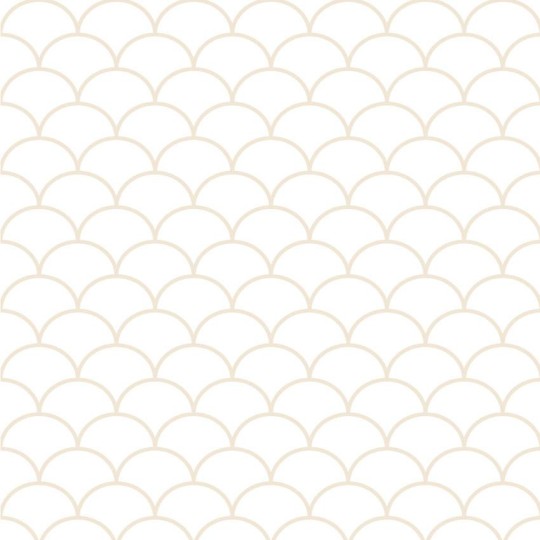 Wall Art Originals Fishscale pergaminowa fuga - mural geometryczny