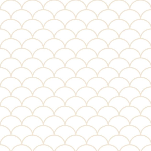 Wall Art Originals Fishscale pergaminowa fuga - mural geometryczny
