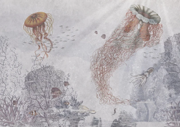 Wall Art Originals Water Life - mural meduzy