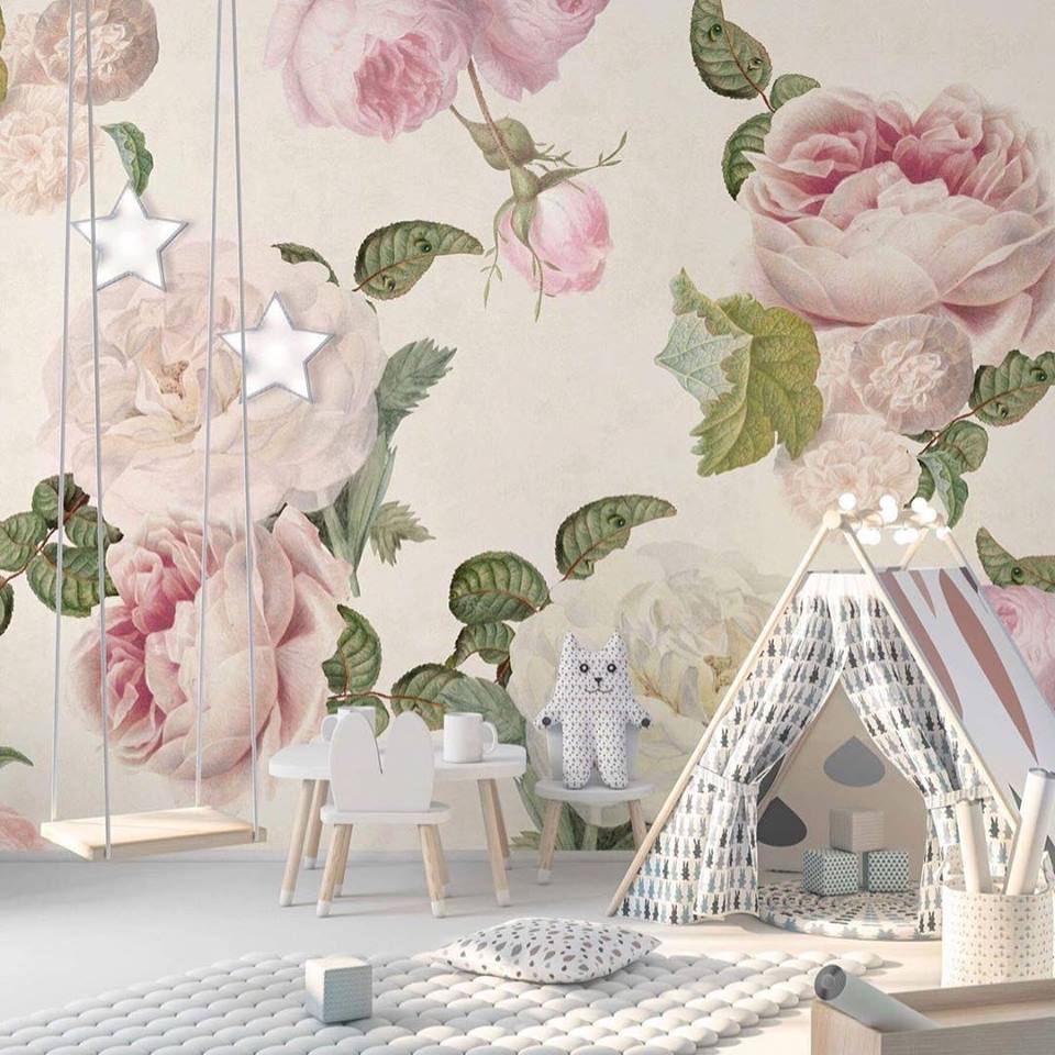 Wall Art Originals Roses cream - mural róże