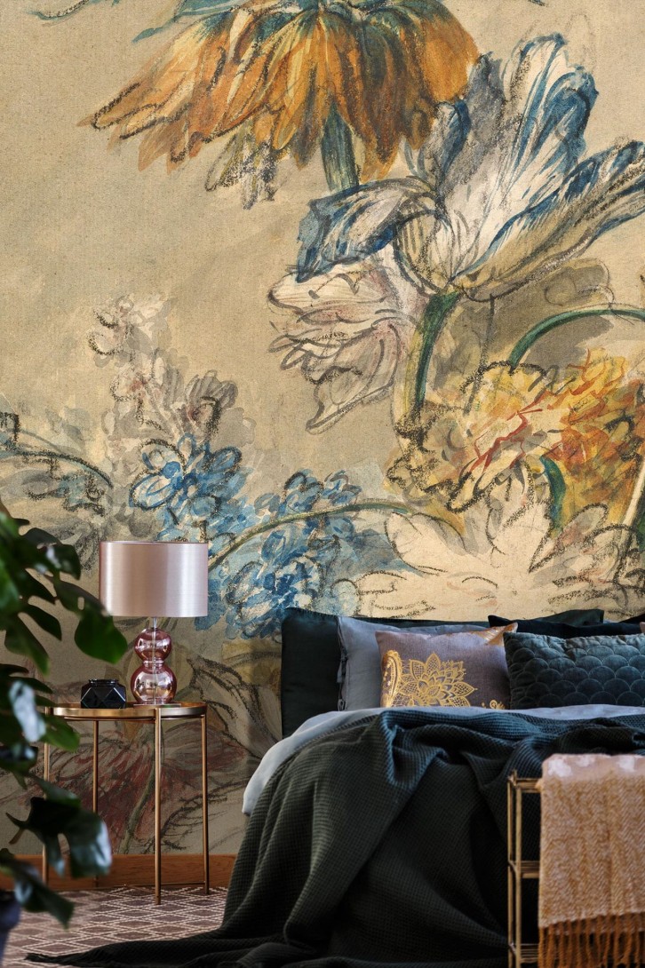 Tapeta Wall Art Nature Honey Classic Flower - tapeta kwiaty
