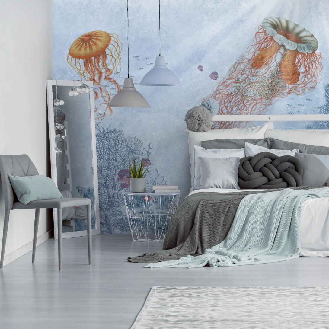 Wall Art Originals Water Life Saturated - mural meduzy