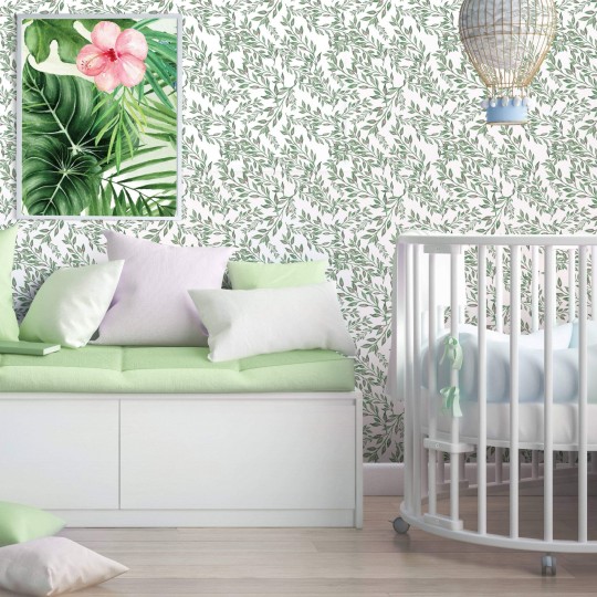 Wall Art Originals Olive leaves - mural liście