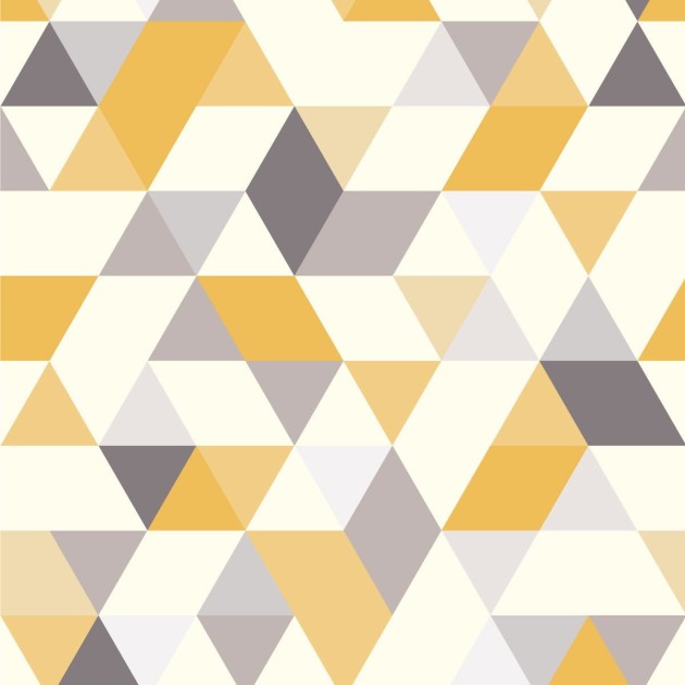 Wall Art Originals Triangles Coctail Honey - mural trójkąty