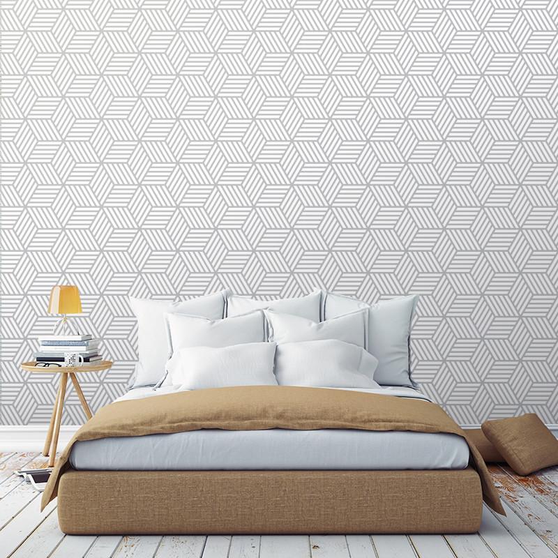 Wall Art Originals Skein grey - mural sześciany