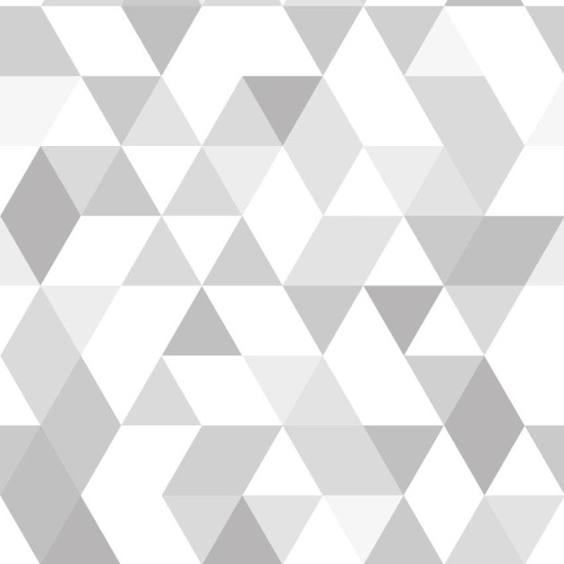 Wall Art Originals Triangles Coctail light grey - mural trójkąty