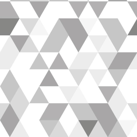 Wall Art Originals Triangles Coctail grey - mural trójkąty