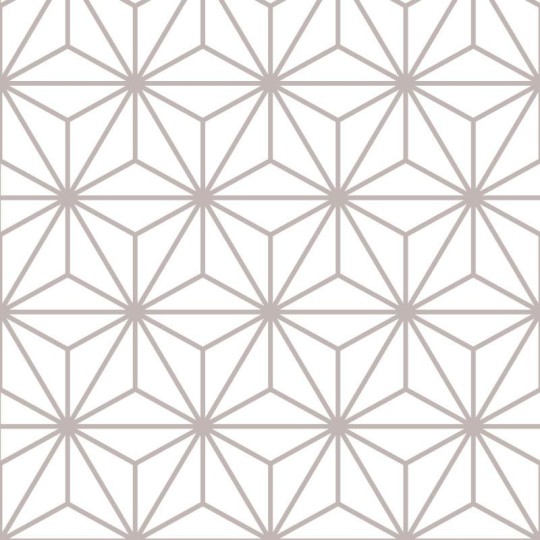 Tapeta Wall Art Geometric Delicate Morning kawowy - tapeta geometryczna