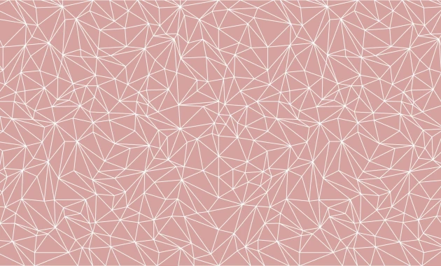 Wall Art Originals Cosy web dirty pink - mural geometryczny