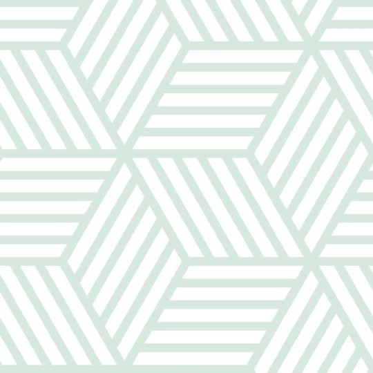 Wall Art Originals Skein Big mint - mural sześciany