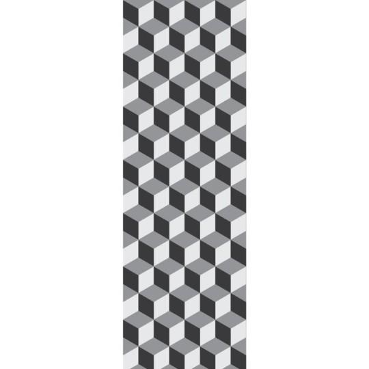 Wall Art Originals Square Plane szary - mural sześciany