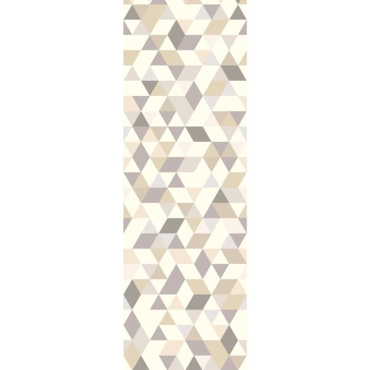 Tapeta Wall Art Geometric Triangles Coctail beige - tapeta trójkąty