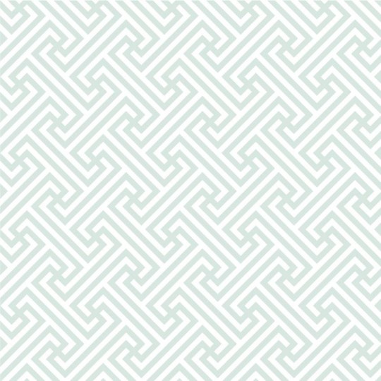Wall Art Originals Yukata Pattern Medium miętowy - mural geometryczny