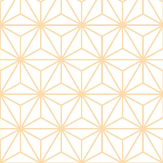 Tapeta Wall Art Geometric Delicate Morning żółty - tapeta geometryczna