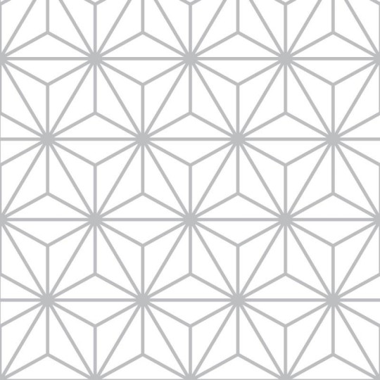 Tapeta Wall Art Geometric Delicate Morning szary - tapeta geometryczna