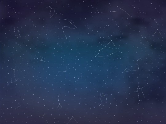 Wall Art Originals Starry Night - mural gwiazdy