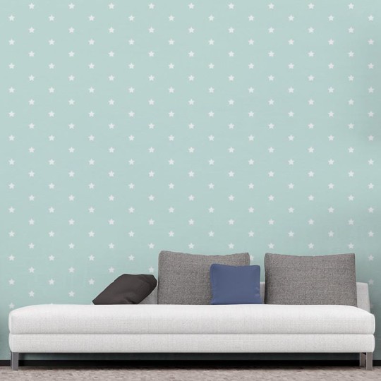 Wall Art Originals Stars mint - mural gwiazdy