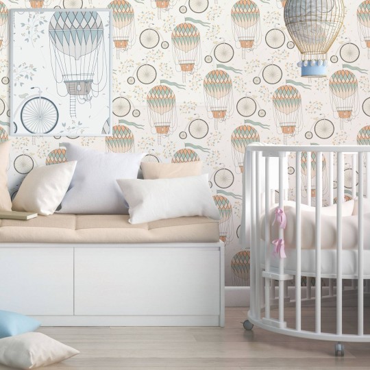 Wall Art Originals Nude Balloons - mural balony latające