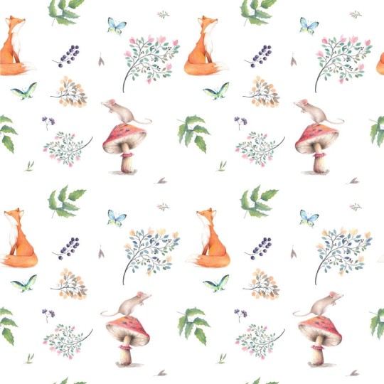 Wall Art Originals Little Fox - mural liski