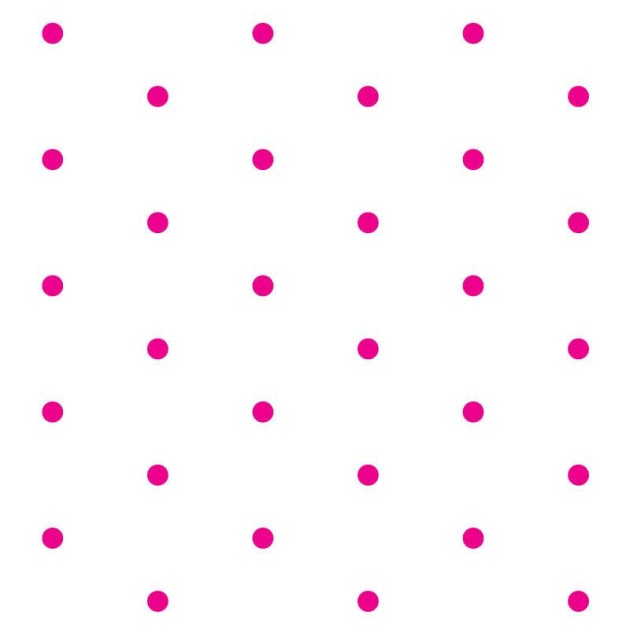 Wall Art Originals Small Dots pink - mural kropki