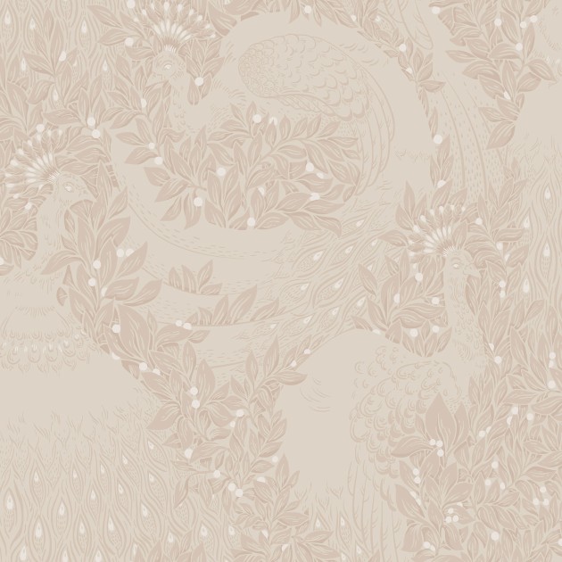 Tapeta Sandberg Jordnara S10128 Evelina Blush - tapeta liście