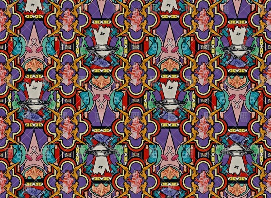 London Art 21007 02 Exclusive Vitrail - mural abstrakcyjny