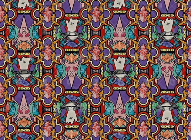London Art 21007 02 Exclusive Vitrail - mural abstrakcyjny