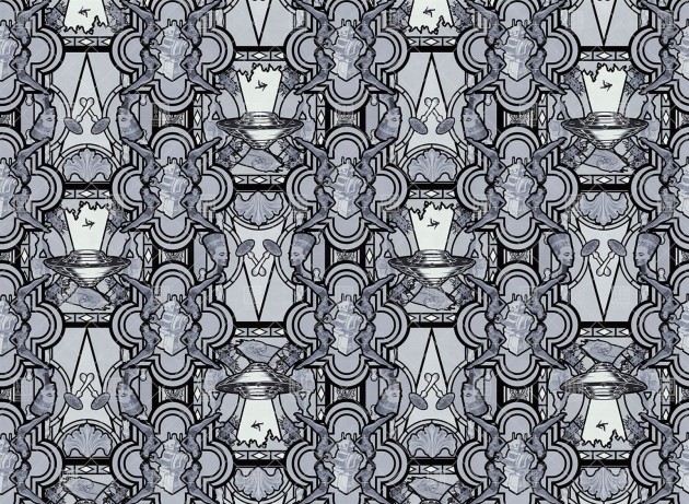 London Art 21007 04 Exclusive Vitrail - mural abstrakcyjny