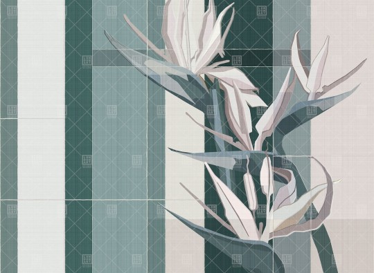 London Art 21012 05 Exclusive Strelitzia - mural strelicja