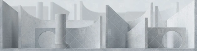 London Art 21017 02 Exclusive Zephir Town - mural geometryczny