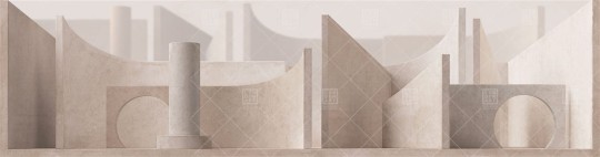 London Art 21017 04 Exclusive Zephir Town - mural geometryczny